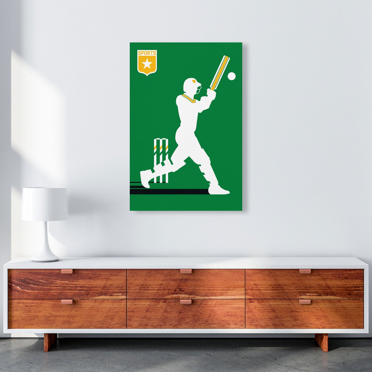 Kricket Kunstdruck
