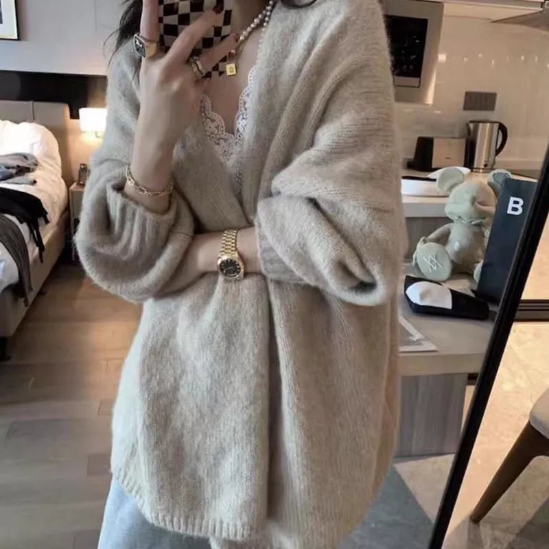 Frendorf | Warme dicke Strickjacke