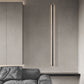 Moderner Minimalistischer Aluminium-Eisen Lange Streifen LED-Wand-Sconce-Lampe Für Wohnzimmer