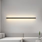 Moderner Minimalistischer Aluminium-Eisen Lange Streifen LED-Wand-Sconce-Lampe Für Wohnzimmer