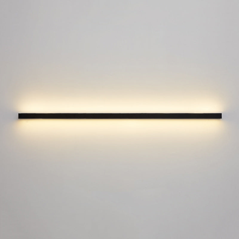 Moderner Minimalistischer Aluminium-Eisen Lange Streifen LED-Wand-Sconce-Lampe Für Wohnzimmer
