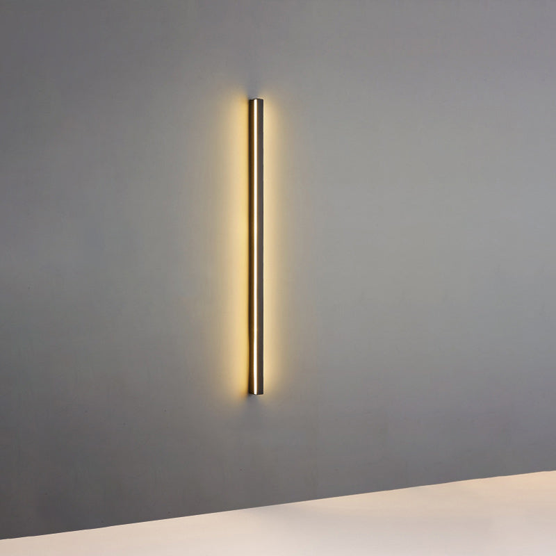 Moderner Minimalistischer Aluminium-Eisen Lange Streifen LED-Wand-Sconce-Lampe Für Wohnzimmer