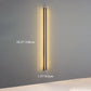 Moderner Minimalistischer Aluminium-Eisen Lange Streifen LED-Wand-Sconce-Lampe Für Wohnzimmer