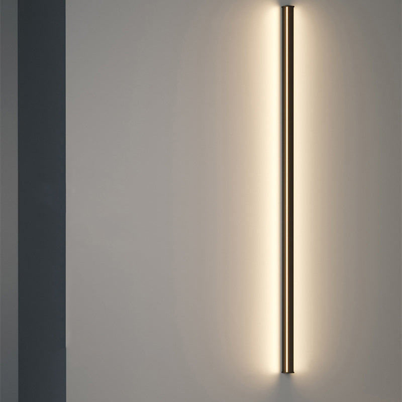 Moderner Minimalistischer Aluminium-Eisen Lange Streifen LED-Wand-Sconce-Lampe Für Wohnzimmer