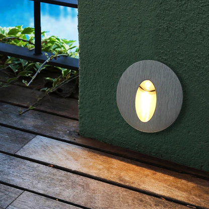 Moderne Art Deco Runde Quadratische Aluminium Wasserdichte LED Wandleuchte Für Flure