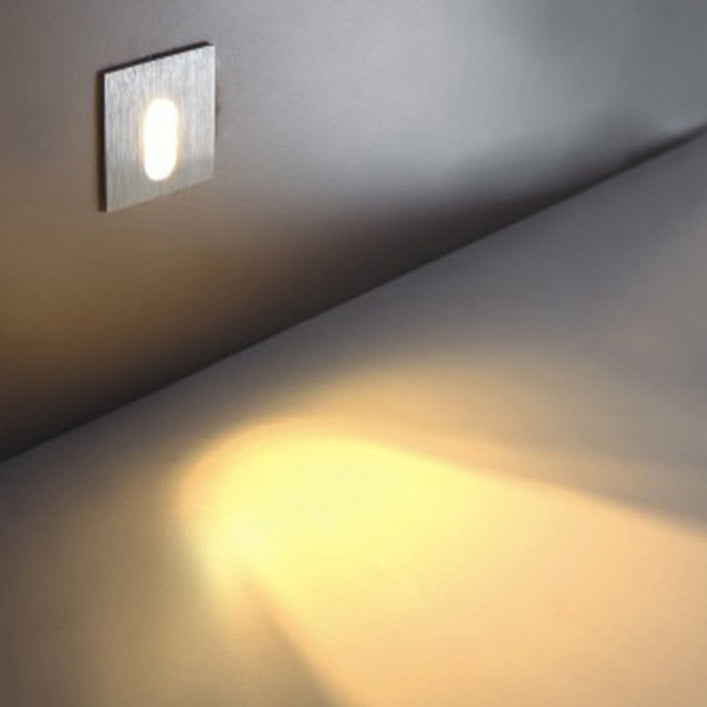 Moderne Art Deco Runde Quadratische Aluminium Wasserdichte LED Wandleuchte Für Flure