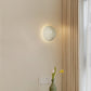 Modern minimalist runder Perlen Voll-Eisen Lampenschirm LED Wandleuchte Lampe für Schlafzimmer
