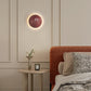 Modern minimalist runder Perlen Voll-Eisen Lampenschirm LED Wandleuchte Lampe für Schlafzimmer