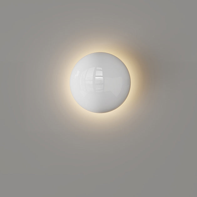 Modern minimalist runder Perlen Voll-Eisen Lampenschirm LED Wandleuchte Lampe für Schlafzimmer