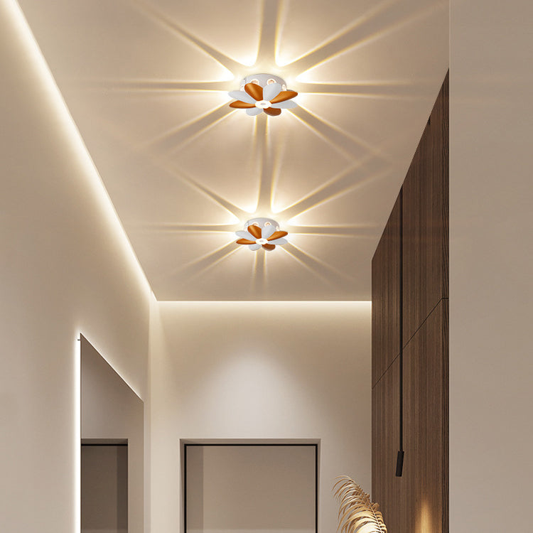 Moderne Einfachheit Pflaumenblüten Wasserfeste Aluminium LED Wandleuchte Für Flure