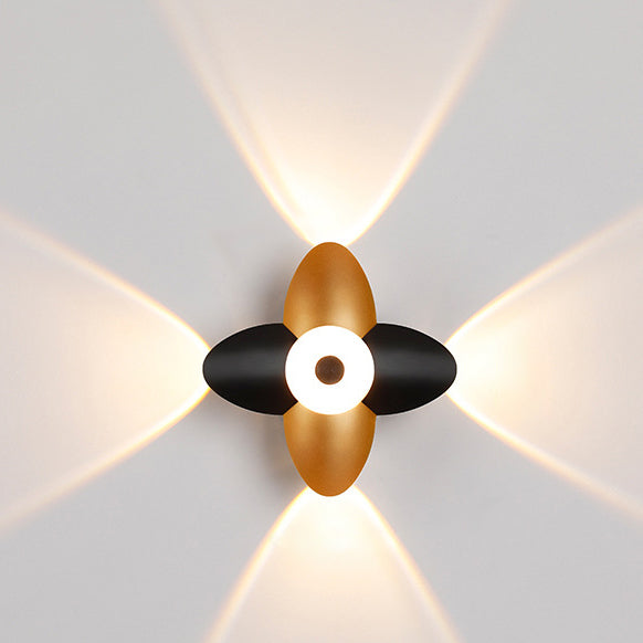 Moderne Einfachheit Pflaumenblüten Wasserfeste Aluminium LED Wandleuchte Für Flure