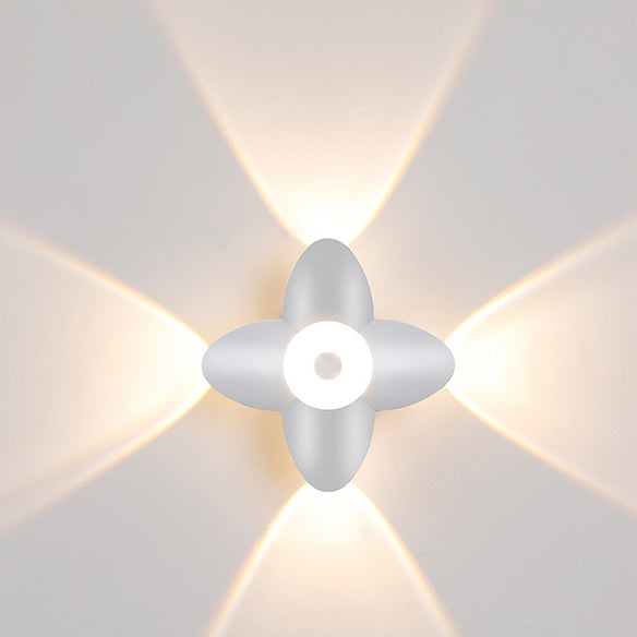 Moderne Einfachheit Pflaumenblüten Wasserfeste Aluminium LED Wandleuchte Für Flure