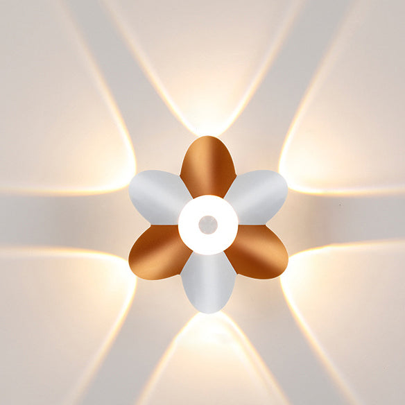 Moderne Einfachheit Pflaumenblüten Wasserfeste Aluminium LED Wandleuchte Für Flure
