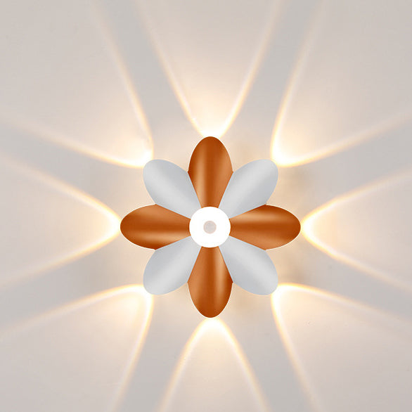 Moderne Einfachheit Pflaumenblüten Wasserfeste Aluminium LED Wandleuchte Für Flure