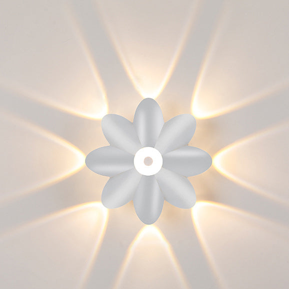 Moderne Einfachheit Pflaumenblüten Wasserfeste Aluminium LED Wandleuchte Für Flure