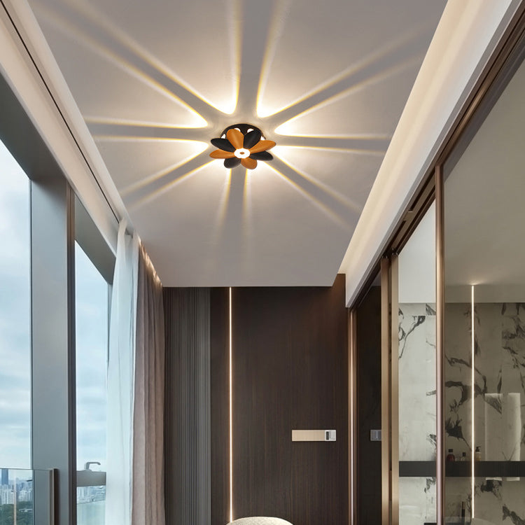 Moderne Einfachheit Pflaumenblüten Wasserfeste Aluminium LED Wandleuchte Für Flure