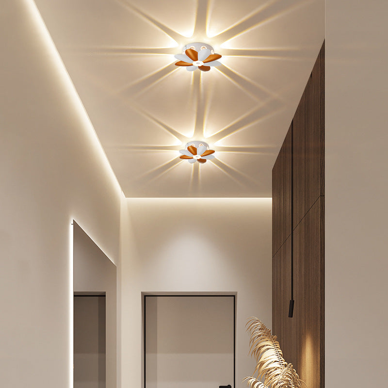 Moderne Einfachheit Pflaumenblüten Wasserfeste Aluminium LED Wandleuchte Für Flure