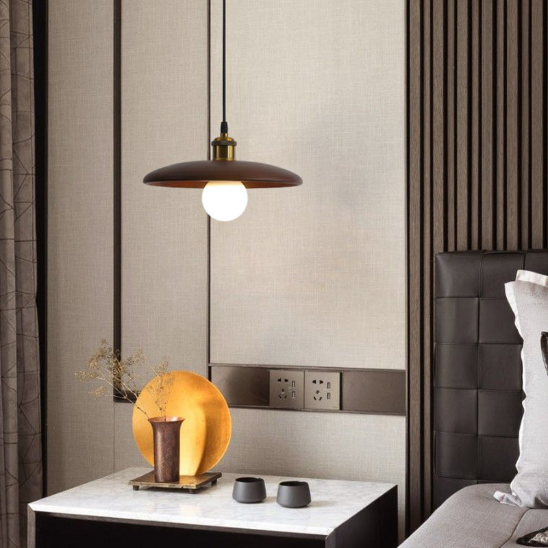 Traditionelle chinesische Regenschirm Aluminium Massivholz 1 - Licht Pendelleuchte für das Esszimmer