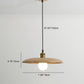 Traditionelle chinesische Regenschirm Aluminium Massivholz 1 - Licht Pendelleuchte für das Esszimmer