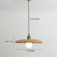 Traditionelle chinesische Regenschirm Aluminium Massivholz 1 - Licht Pendelleuchte für das Esszimmer