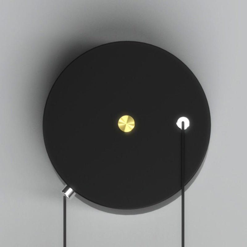 Zeitgenössische nordische Astronauten-Mond-Sterne-Muster-Acryl-Eisen-LED-Wandleuchte für das Wohnzimmer