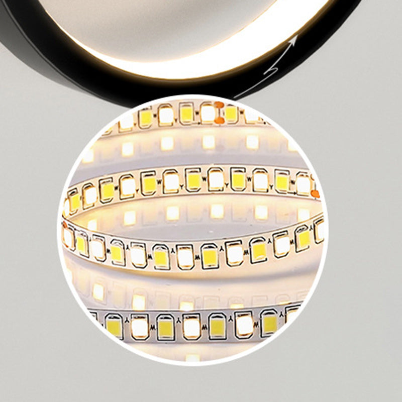 Zeitgenössische nordische Astronauten-Mond-Sterne-Muster-Acryl-Eisen-LED-Wandleuchte für das Wohnzimmer