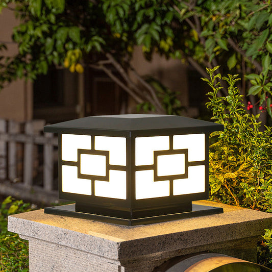 Frendorf | SolarCube LED Gartenleuchte | Wasserdicht & Solarbetrieben | Modernes Würfeldesign | Für Außenbereiche & Terrassen