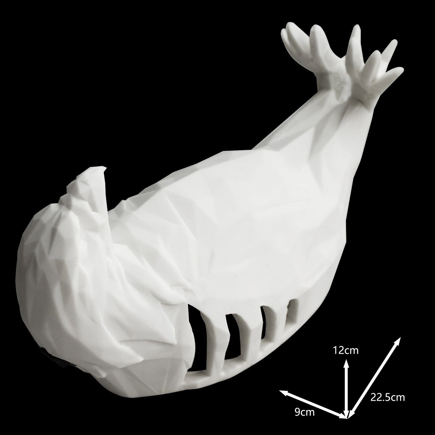 Zeitgenössische kreative 3D-gedruckte Uhu-Kunststoff-LED-Wandlampe für das Wohnzimmer