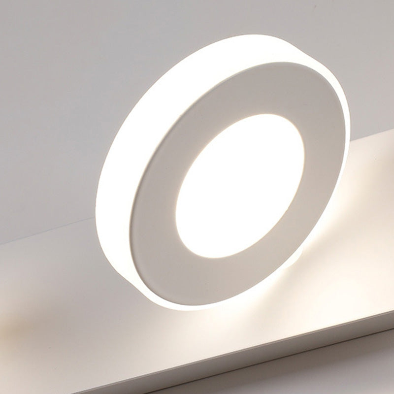 Frendorf | BrightVanity LED Wandleuchte | Rechteckiges & Rundes Design | Eisen & Acryl | Badbeleuchtung | Modern & Minimalistisch