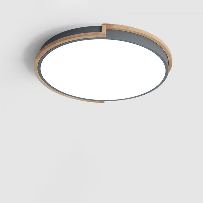 Frendorf | LumenCraft Nordic LED Deckenleuchte | Holzrahmen | Acrylschirm | Stimmungslicht | Für Schlafzimmer und Wohnzimmer