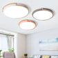 Frendorf | LumenCraft Nordic LED Deckenleuchte | Holzrahmen | Acrylschirm | Stimmungslicht | Für Schlafzimmer und Wohnzimmer