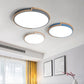 Frendorf | LumenCraft Nordic LED Deckenleuchte | Holzrahmen | Acrylschirm | Stimmungslicht | Für Schlafzimmer und Wohnzimmer