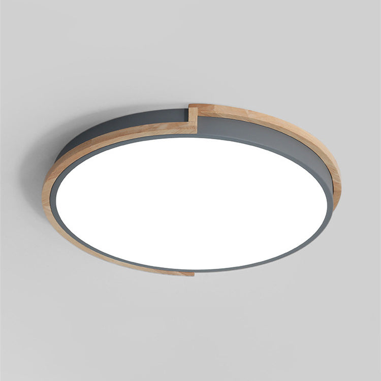 Frendorf | LumenCraft Nordic LED Deckenleuchte | Holzrahmen | Acrylschirm | Stimmungslicht | Für Schlafzimmer und Wohnzimmer