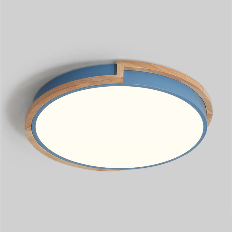 Frendorf | LumenCraft Nordic LED Deckenleuchte | Holzrahmen | Acrylschirm | Stimmungslicht | Für Schlafzimmer und Wohnzimmer
