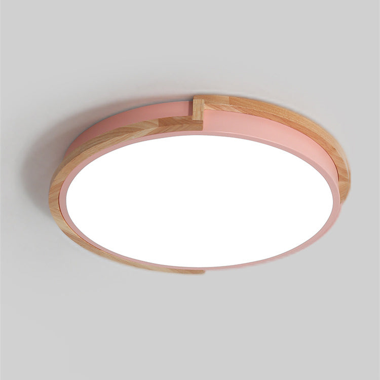 Frendorf | LumenCraft Nordic LED Deckenleuchte | Holzrahmen | Acrylschirm | Stimmungslicht | Für Schlafzimmer und Wohnzimmer