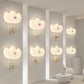 Zeitgenössische Kreative Kinder Krone Tier Eisen PE LED Wand Scone Lampe Für Schlafzimmer