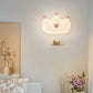 Zeitgenössische Kreative Kinder Krone Tier Eisen PE LED Wand Scone Lampe Für Schlafzimmer