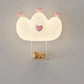 Zeitgenössische Kreative Kinder Krone Tier Eisen PE LED Wand Scone Lampe Für Schlafzimmer