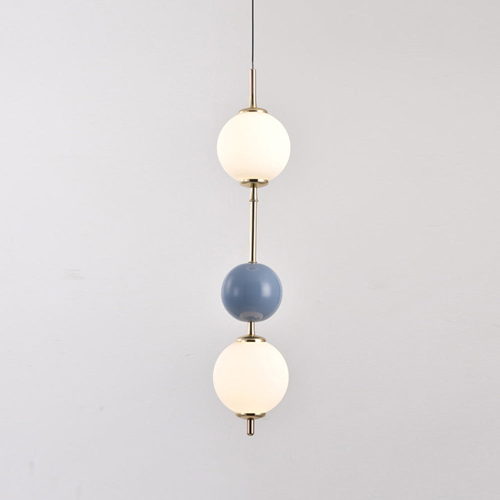Moderne Minimalistische Eisen Kandierte Hagebutten Bunte Ball LED Pendelleuchte Für Schlafzimmer