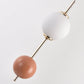 Moderne Minimalistische Eisen Kandierte Hagebutten Bunte Ball LED Pendelleuchte Für Schlafzimmer