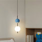 Moderne Minimalistische Eisen Kandierte Hagebutten Bunte Ball LED Pendelleuchte Für Schlafzimmer