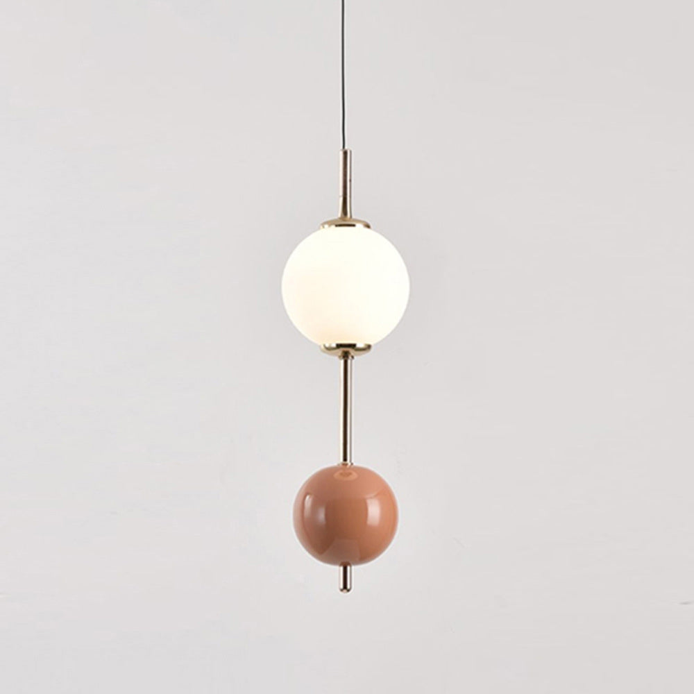 Moderne Minimalistische Eisen Kandierte Hagebutten Bunte Ball LED Pendelleuchte Für Schlafzimmer