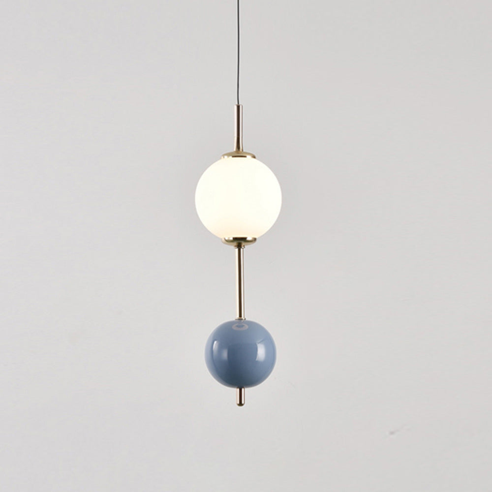 Moderne Minimalistische Eisen Kandierte Hagebutten Bunte Ball LED Pendelleuchte Für Schlafzimmer