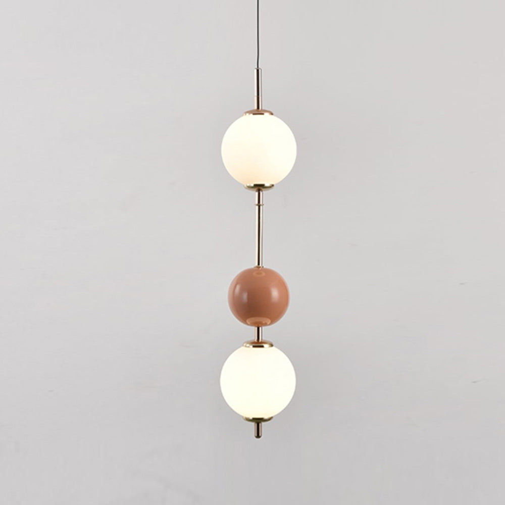Moderne Minimalistische Eisen Kandierte Hagebutten Bunte Ball LED Pendelleuchte Für Schlafzimmer