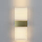 Modern Minimalist Rechteck Feder Himmel Acryl Aluminium LED Wand Sconces Lampe Für Wohnzimmer