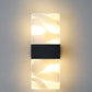 Modern Minimalist Rechteck Feder Himmel Acryl Aluminium LED Wand Sconces Lampe Für Wohnzimmer