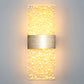 Modern Minimalist Rechteck Feder Himmel Acryl Aluminium LED Wand Sconces Lampe Für Wohnzimmer