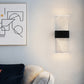Modern Minimalist Rechteck Feder Himmel Acryl Aluminium LED Wand Sconces Lampe Für Wohnzimmer