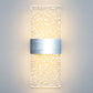 Modern Minimalist Rechteck Feder Himmel Acryl Aluminium LED Wand Sconces Lampe Für Wohnzimmer