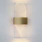 Modern Minimalist Rechteck Feder Himmel Acryl Aluminium LED Wand Sconces Lampe Für Wohnzimmer